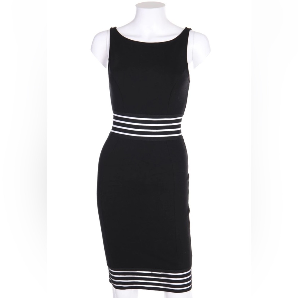 MARCIANO Black Midi Dress - Small
